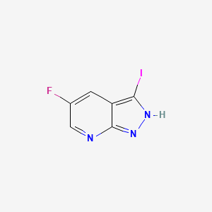 1H-Pirazolo3,4-bpiridin, 5-floro-3-iyodo-丨CAS 1350653-23-4