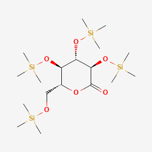3,4,5-Tris[(trimetil Silil)oksi]-6-{[(trimetilsilil)oksi]metil}tetrahidro-2H-piron-2-on, CAS 32384-65-9